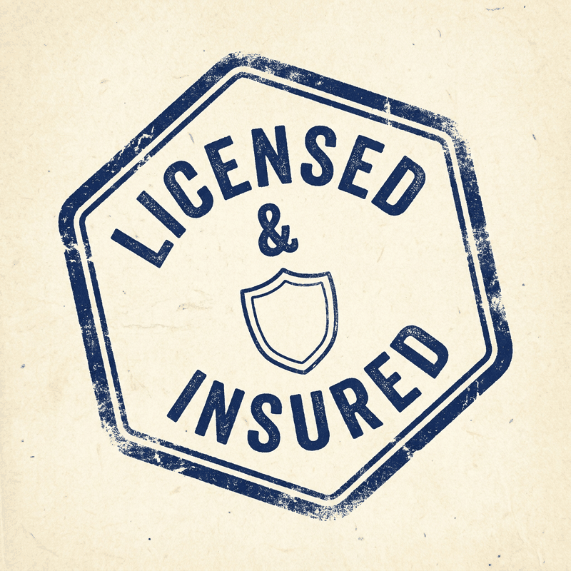 Licensed and insured